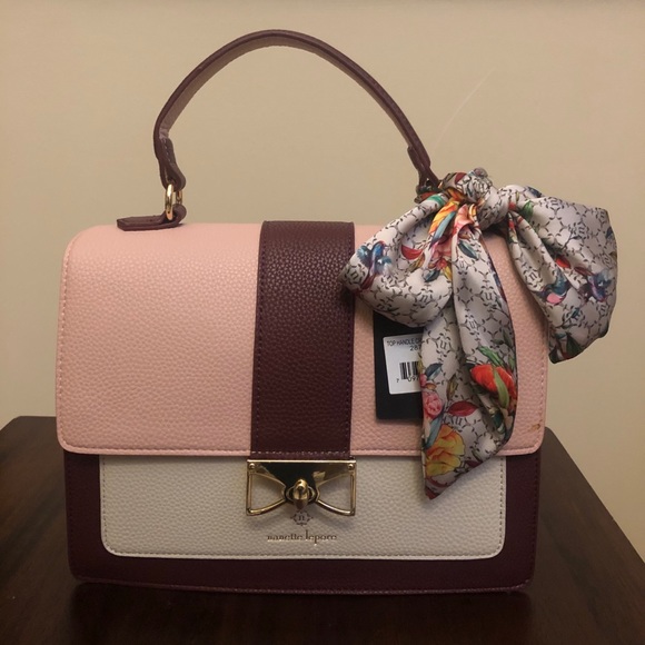 Nanette Lepore Handbags - Nanette Lepore Pink and Burgundy Bag
